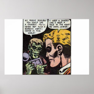 Golden age horror comics   1960s Vintage comics Poster