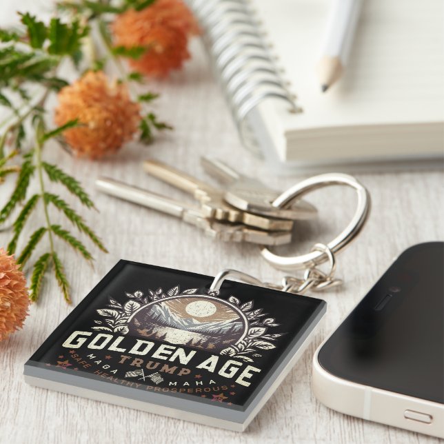 GOLDEN AGE KEY RING (Front Right)