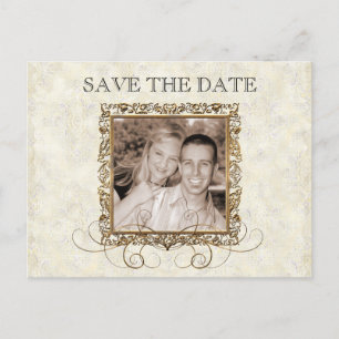 Golden Age of Elegance, Save the Date Postcard