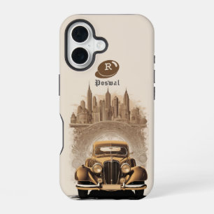 Golden Age: Vintage Luxury in Manhattan iPhone 16 Case