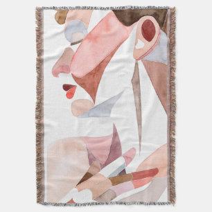 Golden Age Woman Throw Blanket