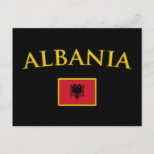 Golden Albania Postcard (Front)