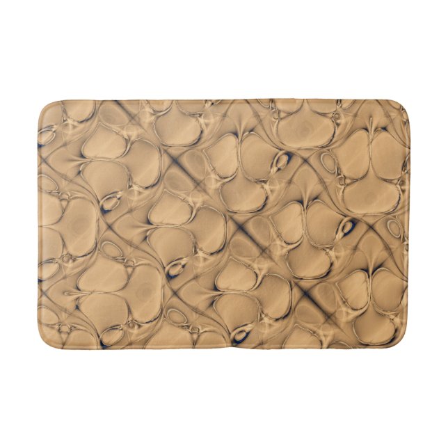 Golden  Alligator Bath Mat (Front)