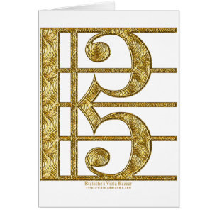 Golden Alto Clef