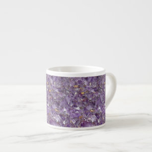 Golden Amethyst Shimmer Espresso Cup