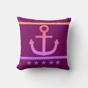 Golden Anchor, symbols of the love . Cushion