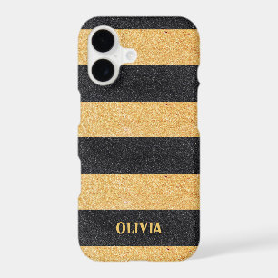 Golden And Black Glitter