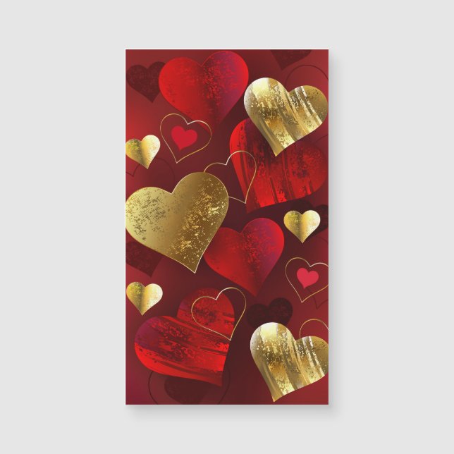 Golden and red valentines (Front)