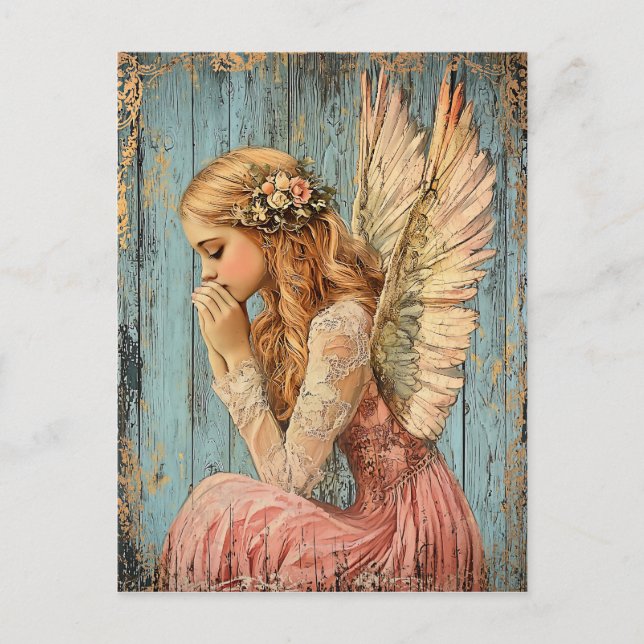 Golden Angel Postcard (Front)