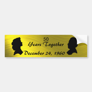 GOLDEN ANNIVERSARY-BUMPER STICKER