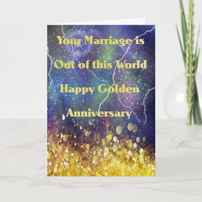 Golden Anniversary Card, Out of this World Magic Card (Front)