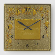 Golden Anniversary Clock