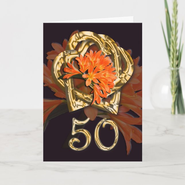 Golden Anniversary Congratulations Card (Front)