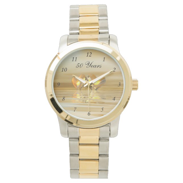 Golden Anniversary Hearts Watch (Front)