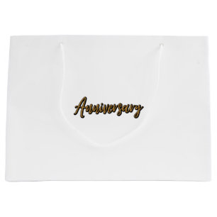 Golden Anniversary Large Gift Bag