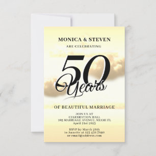 Golden anniversary romantic classic  save the date