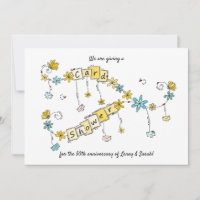 Golden Anniversary Shower by Mail Invitation