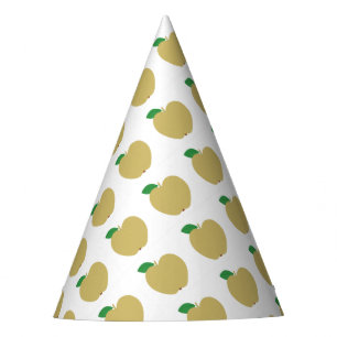 Golden Apple Party Hat