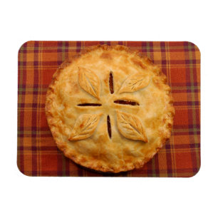Golden apple pie magnet