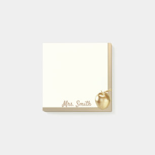 Golden Apple teacher Post-it Notes