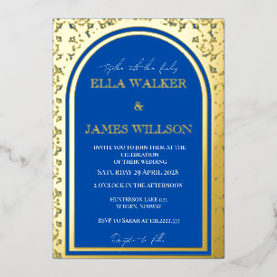 Golden Arch Regal Blue (Retro-Dotted)