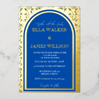 Golden Arch Regal Blue (Retro-Dotted)