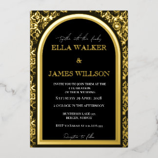 Golden Arch Regal (light) Wedding Black