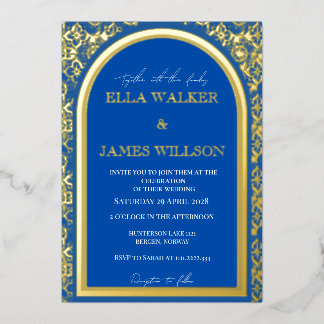 Golden Arch Regal (light) Wedding Blue