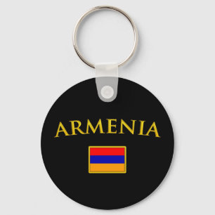 Golden Armenia Key Ring
