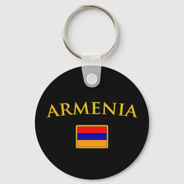 Golden Armenia Key Ring (Front)