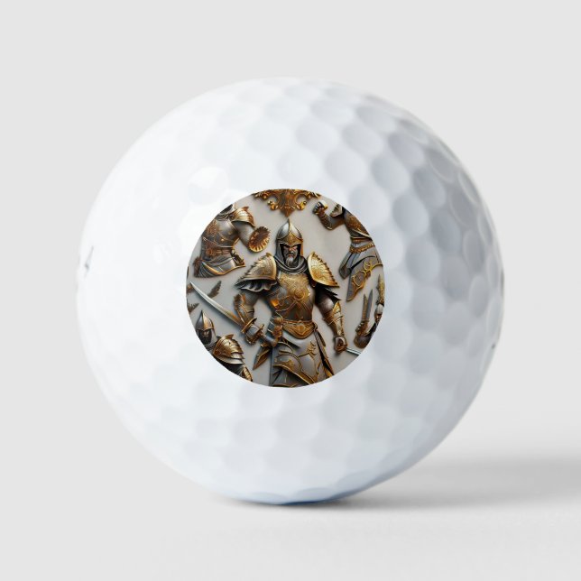 "Golden Arms" Golf Balls (Front)