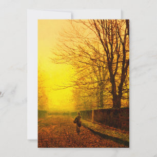 Golden Autumn John Atkinson Grimshaw Save The Date