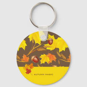 Golden Autumn Key Ring