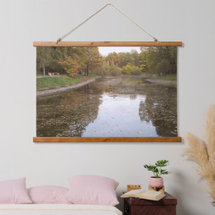 Golden Autumn Lake Edition Hanging Tapestry