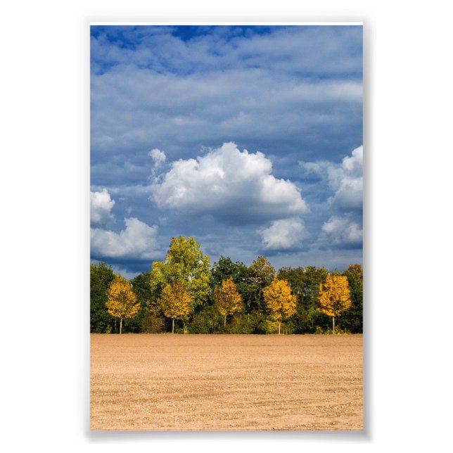 golden autumn photo print (Front)