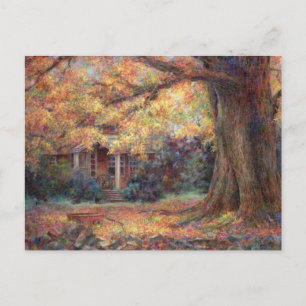 Golden Autumn Postcard