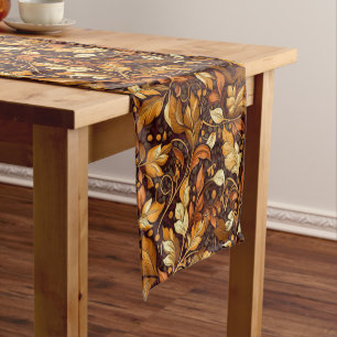 Golden Autumn Short Table Runner
