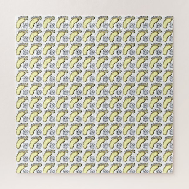 Golden Baby Foot Jigsaw Puzzle (Vertical)