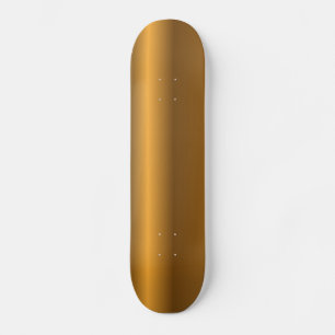 Golden background skateboard
