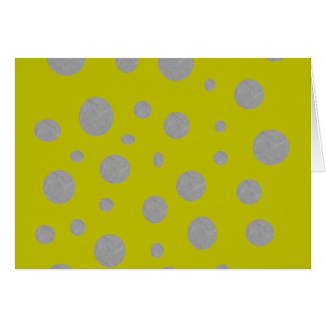 Golden Background with Silver Polka Dots (Front Horizontal)