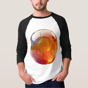 Golden Ball Men's Basic 3/4 Sleeve Raglan T-Shirt