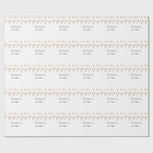 Golden balls glitter best mum ever add name mother wrapping paper