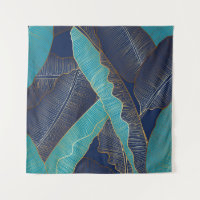 Golden Banana Leaf: Luxury Pattern.