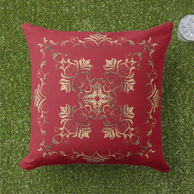 Golden Baroque. Cushion (Grass)