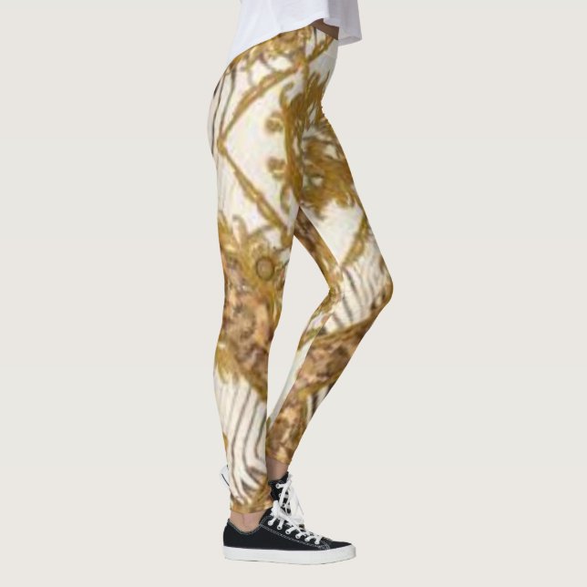 Golden Baroque Leggings (Right)