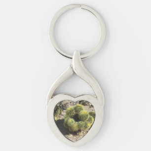 Golden Barrel Cactus Key Ring