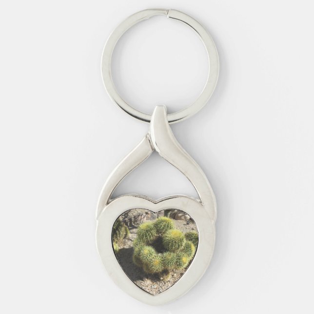 Golden Barrel Cactus Key Ring (Front)