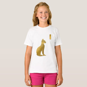 Golden Bastet - Egyptian Cat Goddess of Protection T-Shirt
