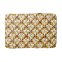 Golden bath mats & rugs