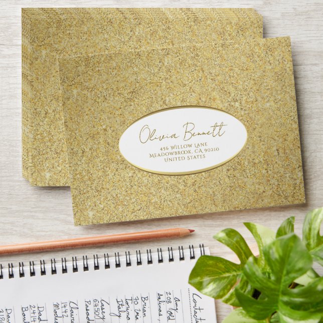 Golden Beach Envelope (Stacked)